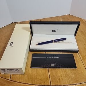 Montblanc Generation Ballpoint Pen Navy Excellent Condition Black Ink 16330 2006